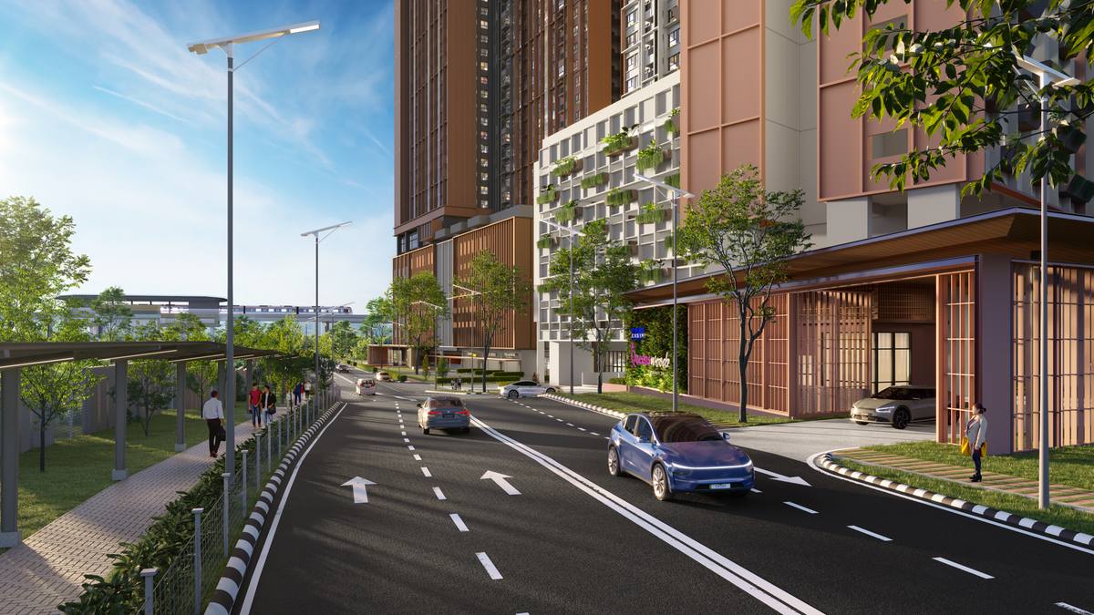 Queenswoodz Grand Arrival Entrance Bukit Jalil