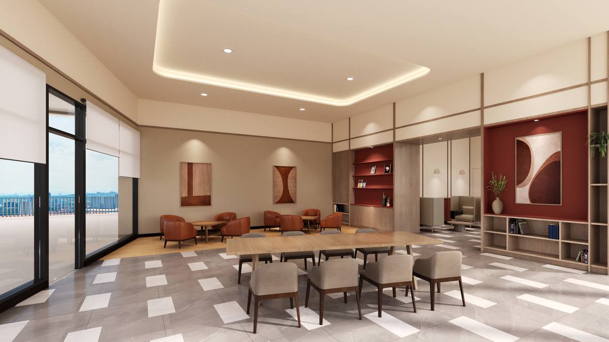 Queenswoodz Inspired Lounge Co-Working Space