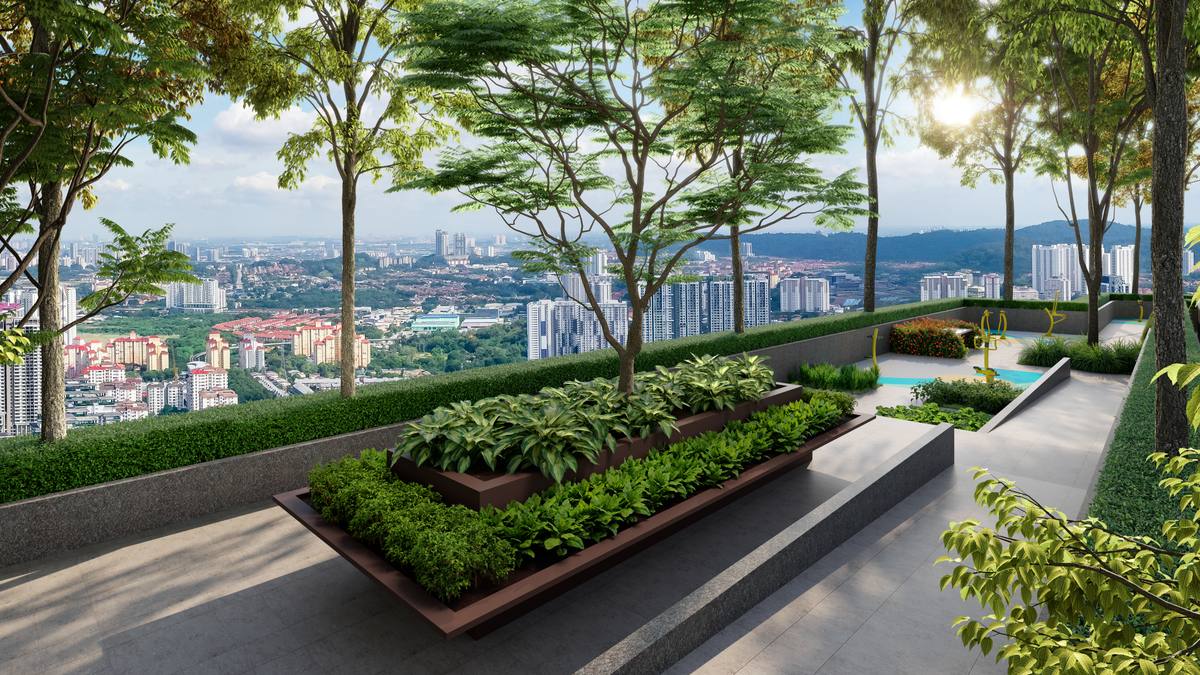 Queenswoodz Green Terrace Garden Landscaping